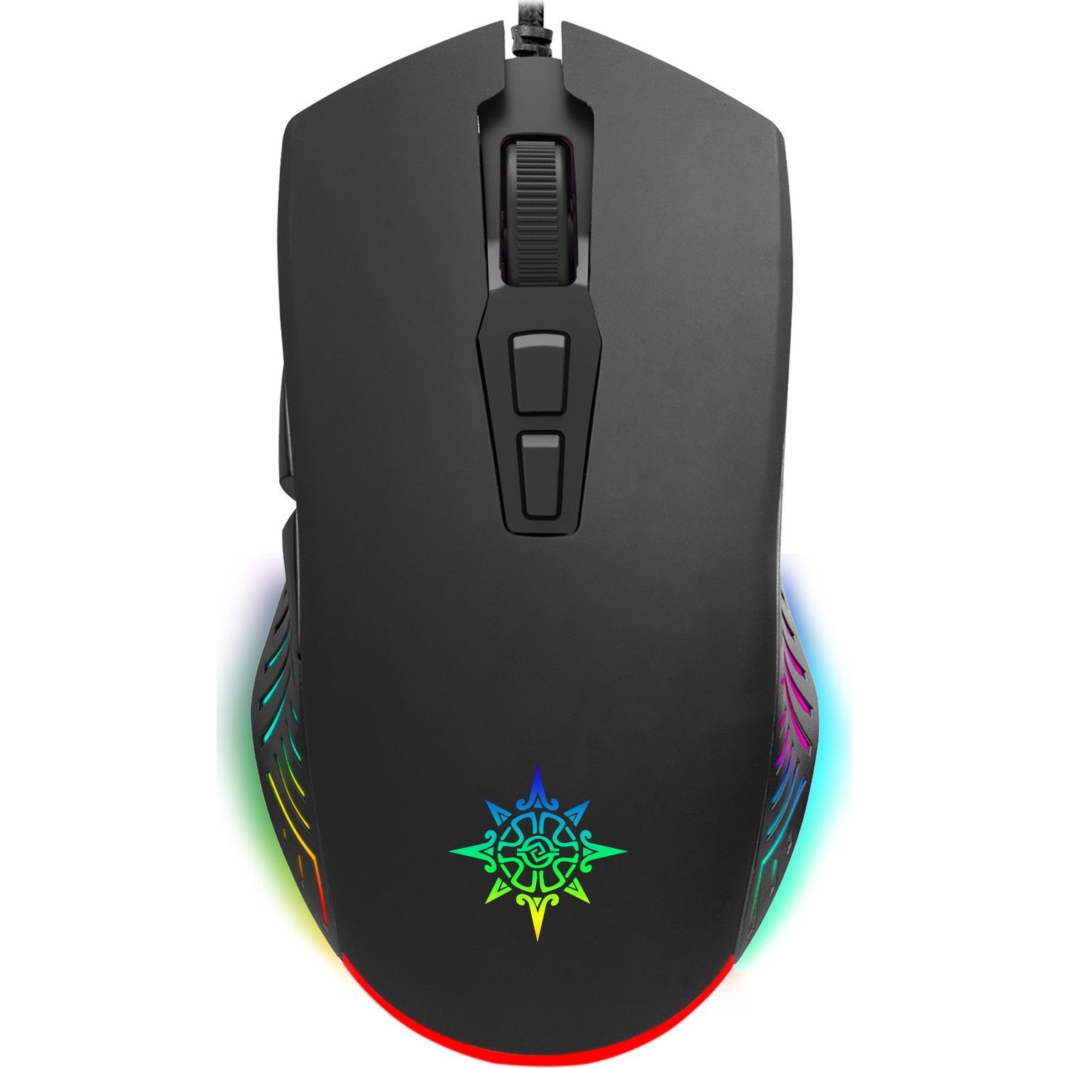 INCA IMG-GT17 Gaming Mouse - 6400 DPI - RGB - 7 Buttons - Black