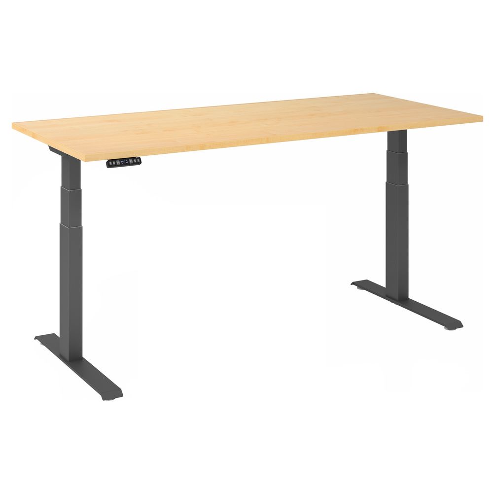 hjh OFFICE PRO XDKB 19 G Elektrisch in hoogte verstelbaar - Esdoorn 180 x 80