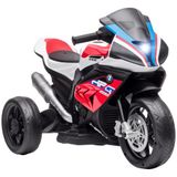 HOMCOM Elektrische Motorfiets voor Kinderen PP, Metaal 82,5L x 42B x 54H cm Rood