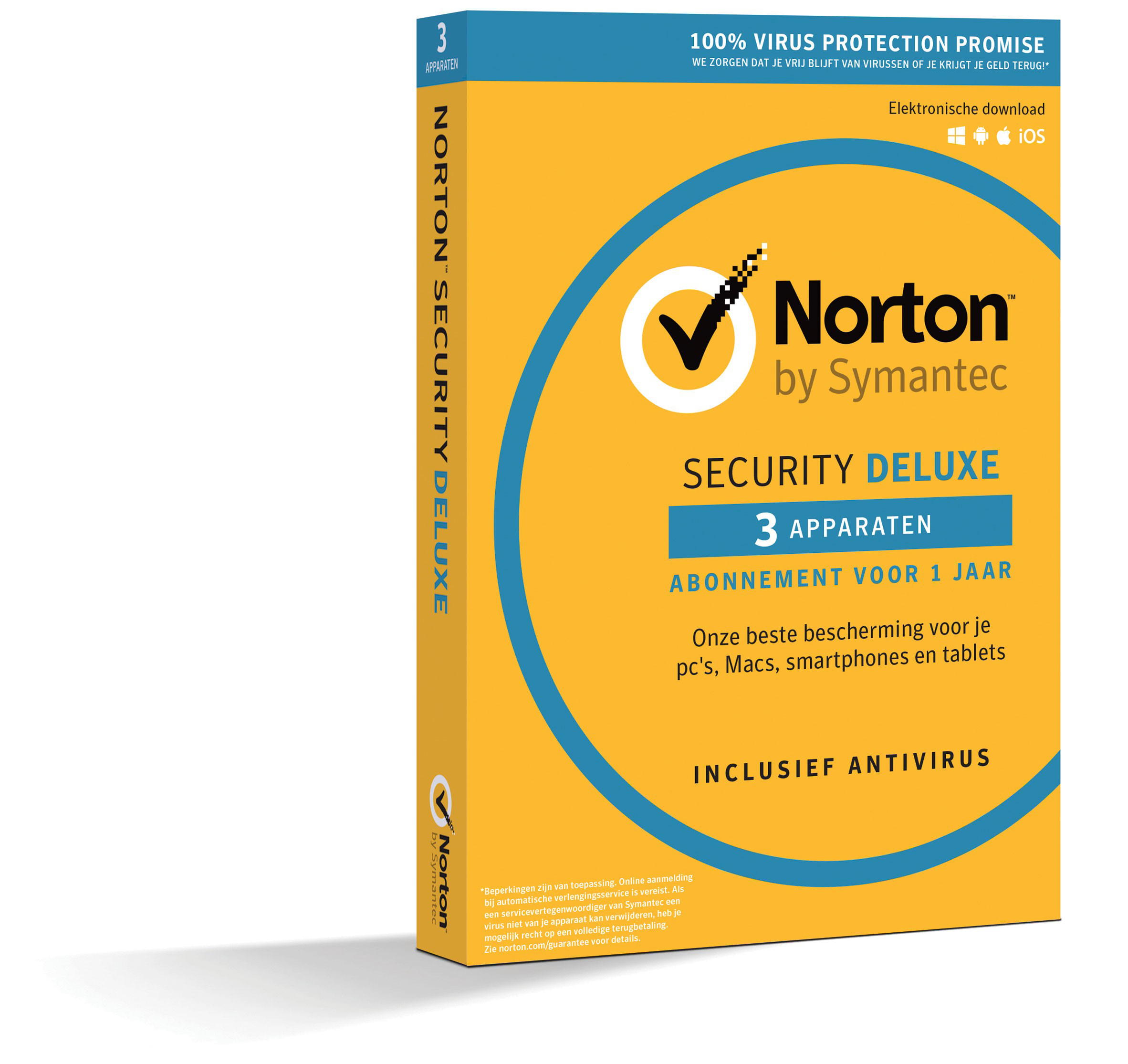 Symantec - Norton Symantec Norton Security Deluxe 1 User 3 Devices OEM