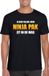 Bellatio Decorations Shoppartners Bv Mijn ninja pak zit in de was fun t-shirt heren zwart - Carnaval verkleedkleding L