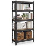 SONGMICS Heavy Duty-stellingkast, 5 planken, 30 x 75 x 150 cm, tot 875 kg