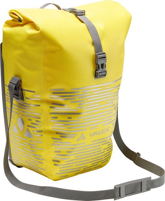 VAUDE Aqua Back Luminum II Dubbele Fietstas - Canary - Waterdicht - 24L