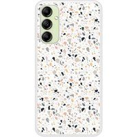 Samsung Galaxy A14 Terrazzo color Verstevigd hoesje met sublimatie bedrukking