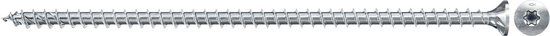 Fischer 562932 Houtschroef 8 mm 140 mm Torx Verzonken kop Wit verzinkt 50 stuk(s)