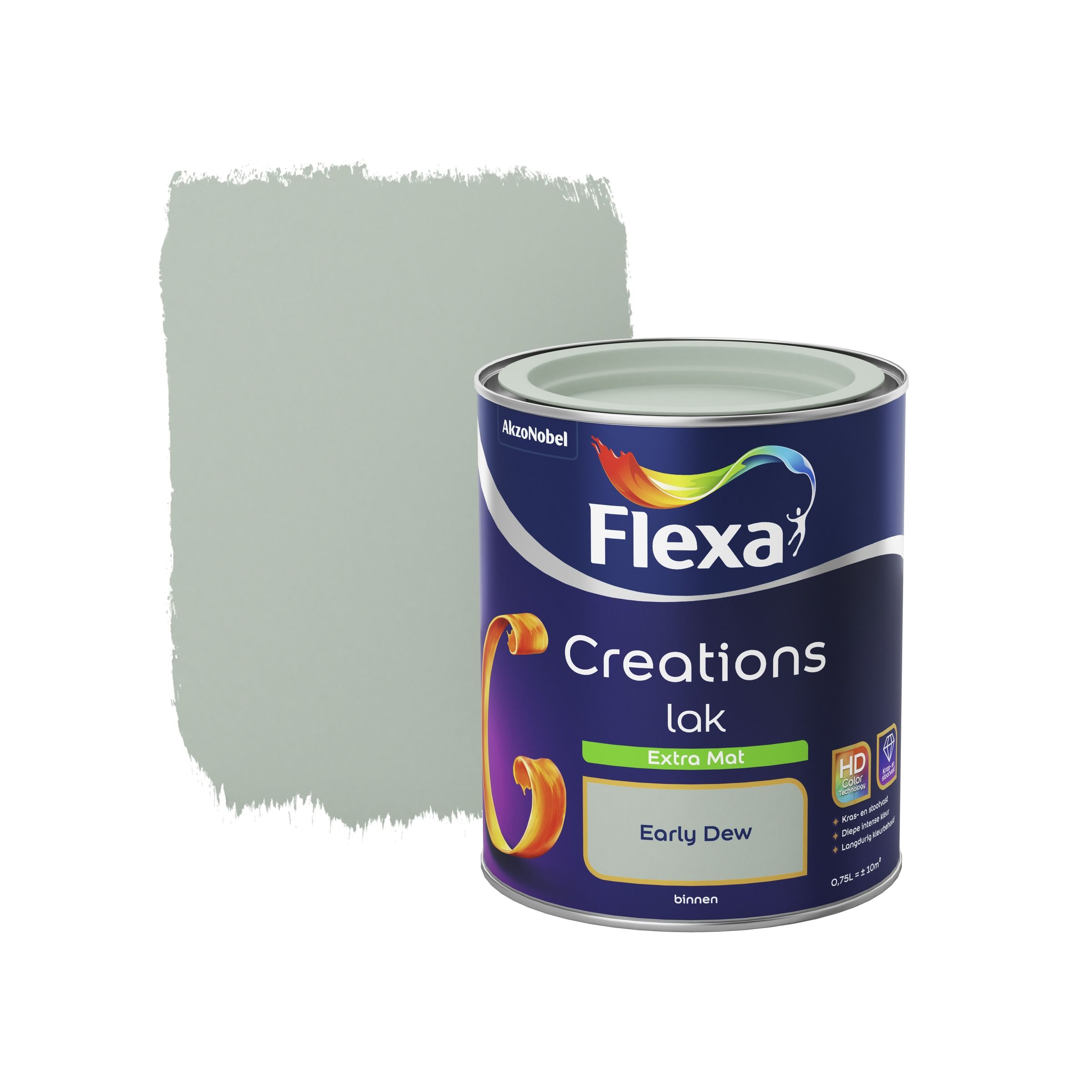 FLEXA Creations binnenlak early dew extra mat 750 ml