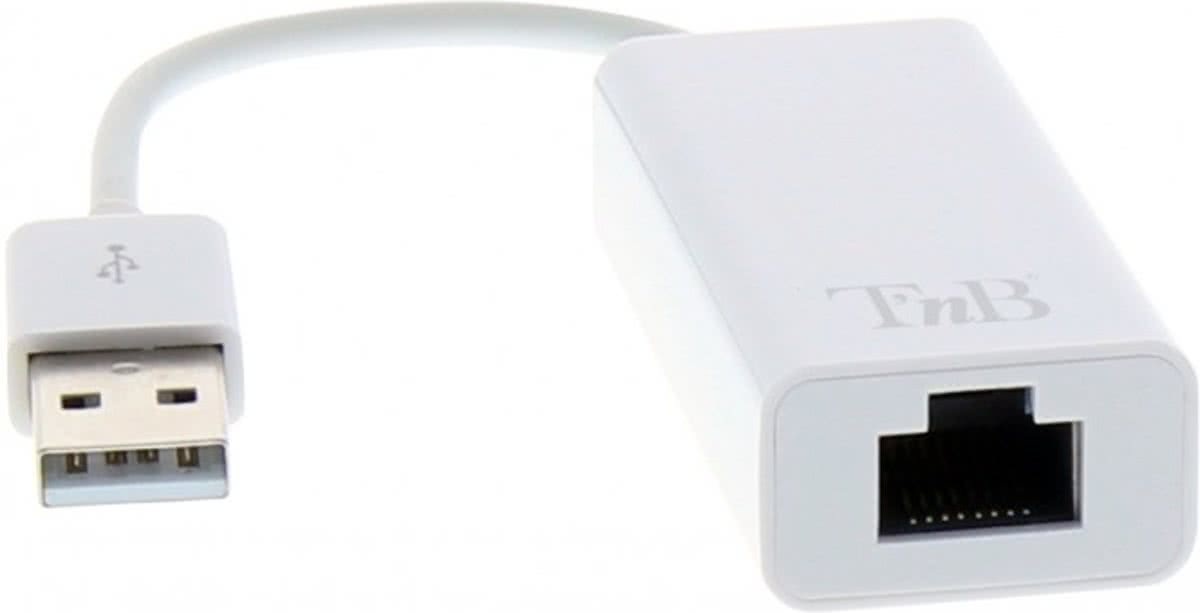 T'nB T nB ADAUSBRJ45 USB RJ-45 Wit kabeladapter/verloopstukje