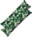 vidaXL - Kussensloop - 2 stuks - Houten Bladpatroon - 40 x 145 cm - Polyester
