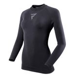 REBELHORN Freeze II Lady Thermo Jersey voor dames, lange mouwen, verkoelend thermisch ondergoed, vochtafvoer, ademend, compressiezones, thermomotorwielkleding