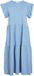 VILA VISUMMER S/S MIDI DRESS - NOOS - Dames - Jurk - Biologisch katoen/Polyester - Kort - Ronde hals - Korte mouw - A-lijn - Casual - Blissful Blue - S