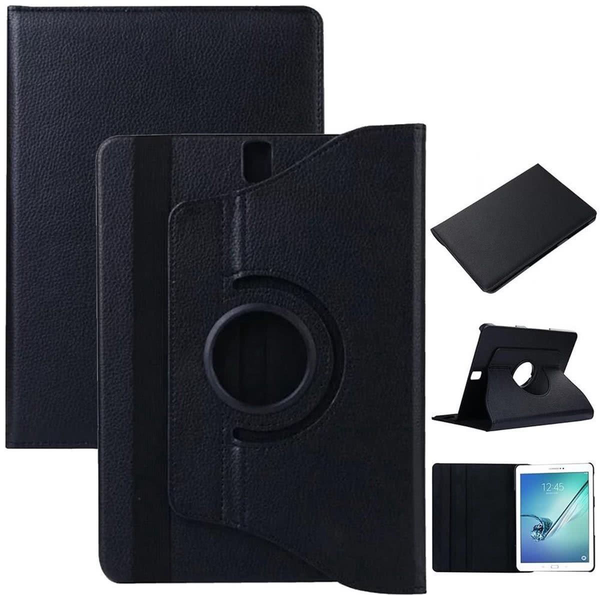 pearlycase Zwart 360° draaibare tablethoes voor Samsung Galaxy Tab S3 9.7 t820/t825