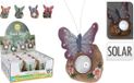 Koopman - Lampe de jardin solaire - Papillon - Polystone - Lumière blanche