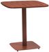 Hespéride Tuintafel ALEGORIA Vierkant Staal 70x70cm Mahonie