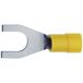 Klauke 650C4 Vorkkabelschoen 4 mm² 6 mm² Schachtdiameter=4.3 mm Deels geïsoleerd Geel 1 stuk(s)