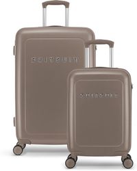 SUITSUIT Natura Kofferset 2-delig - Plaza Taupe - Hardcase Reiskoffer Set met TSA Slot
