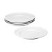 Georg Jensen Koppel Service à dessert 4 pièces Blanc Ø16 cm