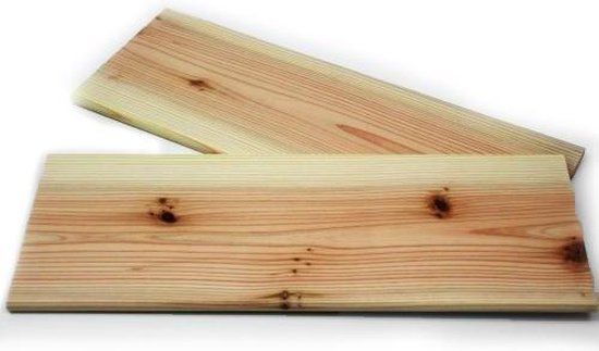 Kuchenprofi Smoky BBQ Grill Plank - 2-Pack - Cedar Wood - 40x15cm