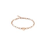 Armband Liebeskind dames edelstaal minimalistische armband roségoud
