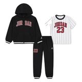 Nike Jdn MJ Jersey FZ Ft Set 023 - Black 2-3T
