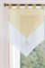 Gardinenbox Panneaux, 2023710, vitrage (h x b) 90 x 60 cm, zandkleurig, tweelaags voile lussen, raamhanger