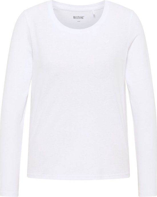 Mustang Elly T-shirt - Wit - Dames - Maat S