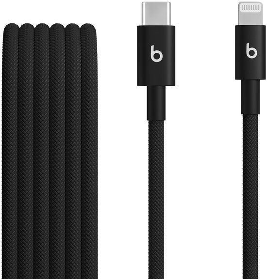 Beats Geweven USB-C naar Lightning kabel - 1,5 meter - Bolt Black