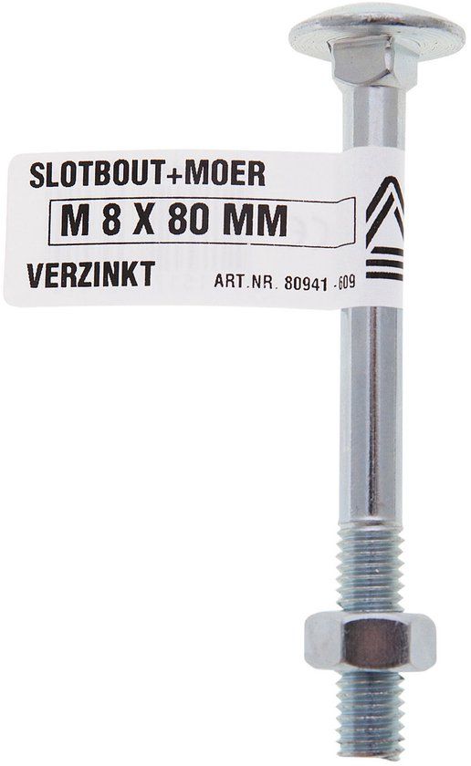 Deltafix Slotbout moer m10x160mm