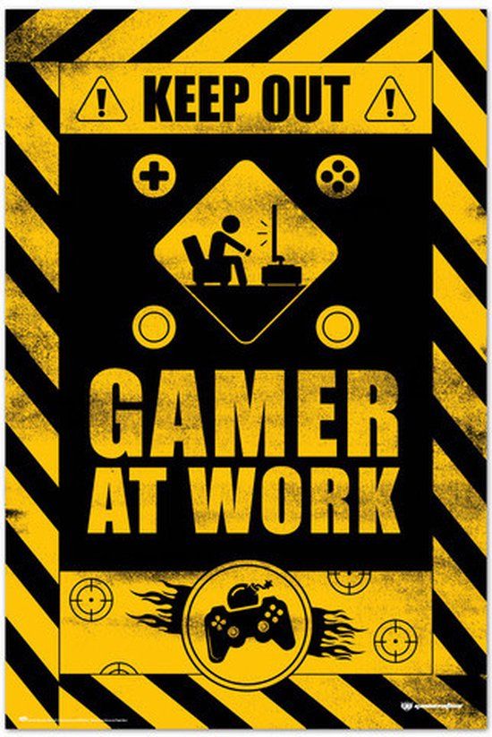 Grupo Erik Poster: Gamer at Work