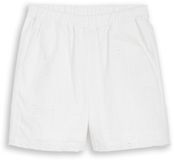 Tom Tailor Denim Shorts met opengewerkte borduursels - Maat XL - White