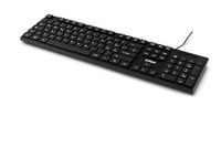 Nilox NXKBIT000012 USB-toetsenbord, licht en compact met Italiaanse lay-out, slijtvast, kabel 1,5 m, zwart toetsenbord, compatibel met Windows, Linux en Mac