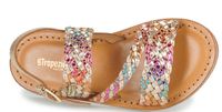 Les tropeziennes par M. Belarbi Les Tropéziennes Sandalen 'Flache Ledersandale für Kinder „Bamako“' goud