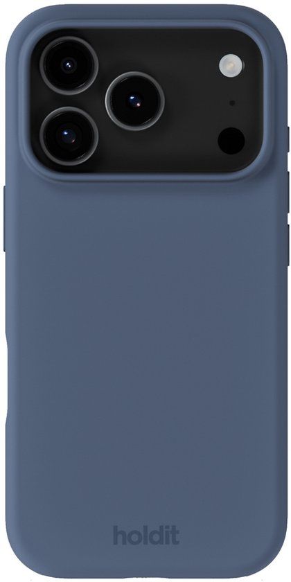 Holdit Silicone Case geschikt voor Apple iPhone 17 Pro - Pacific Blue