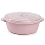 Plasticforte Magnetronschaal met deksel/ventiel - 2L - lichtroze - kunststof - BPA vrij