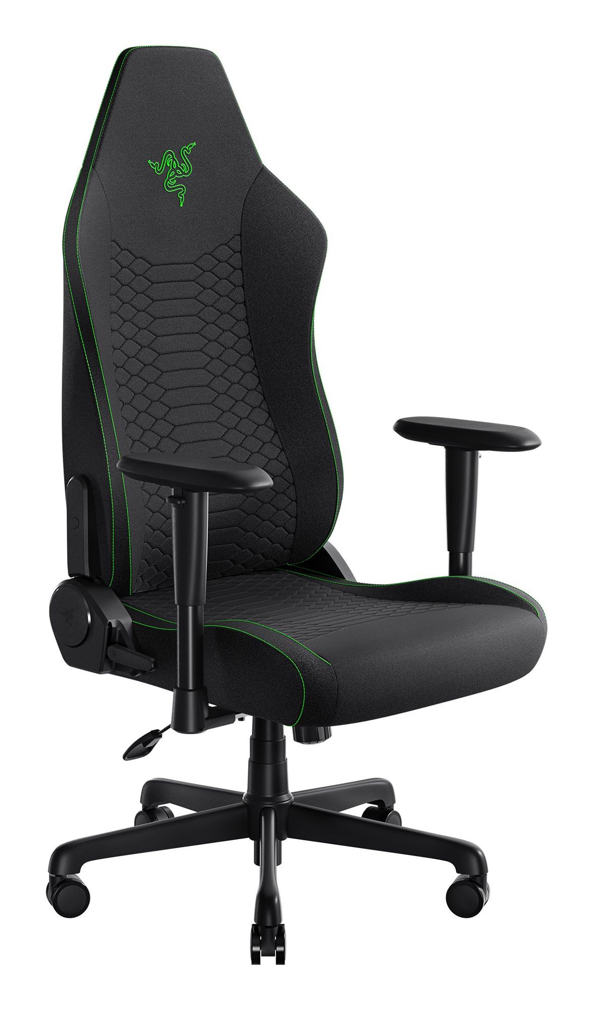 Razer Iskur V2 Gaming Chair - Black Fabric - 8886419354734