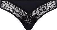 Chantelle Floral Touch Evolutieve Slip Zwart