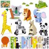 BONNYCO 3D Puzzels voor Kinderen Jungle Pack 8