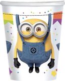 amscan Minions Hoera papieren beker 8 stuk 250 ml