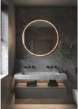 HIPP Design Phantom Ronde LED spiegel - Brons Frame 100 cm