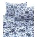 Tribeca Living SNFL170SHEETQU Gedrukt Flanel Diepe Zak Blad Set, Koningin, Sneeuwvlokken Multi