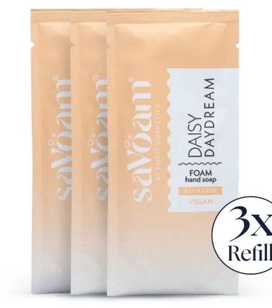 SaVoam Handzeep Daisy Navulling 300 ml