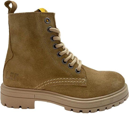 Piedro Bruine LEF Veterschoenen - Maat 35 - Jongens