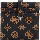 GUESS Kaarthoes Laurel SLG Tab Card Case Mocha Logo Donkerbruin