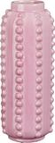 Mica Decorations Vase - boaz - gebobbeld - roze - 30 x 11 cm