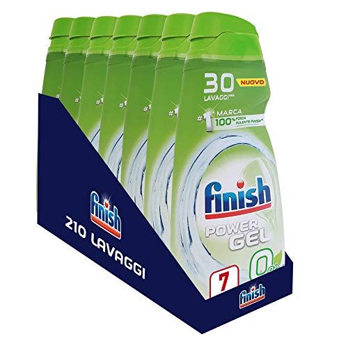 FINISH Powergel Vaatwasmachinegel - 210 wasbeurten - 7 x 30 wasbeurten