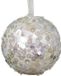 Decoris Kerstbal foam d8 cm wolwit