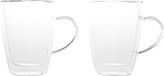 Cosy&Trendy Set van 6x dubbelwandige koffie/thee glazen 250 ml - Transparant