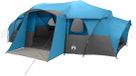 vidaXL Gezinstent met regenhoes waterdicht 10-persoons Blauw