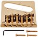 Gear4music Guitarworks 6-Zadel Gitaarbrug, Verguld