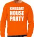Bellatio Decorations Shoppartners Bv Koningsdag sweater / trui Kingsday house party oranje voor heren - Woningsdag - thuisblijvers / Kingsday thuis vieren XL