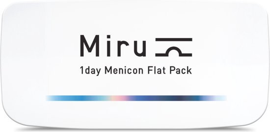 Menicon Miru Flat Pack daglenzen zacht, 30 stuks/BC 8,6 mm/DIA 14,2 mm / +2 dioptrieën